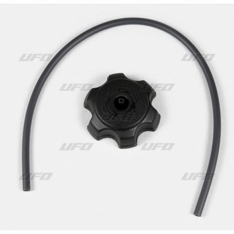 Tapón depósito UFO negro tipo Kawasaki KX