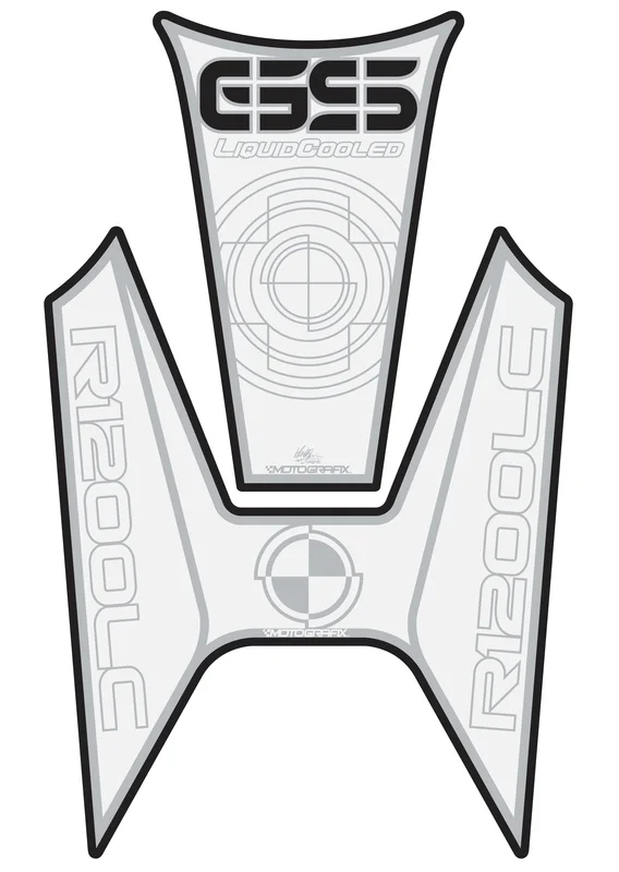Protector de depósito Motografix R1200GS blanco