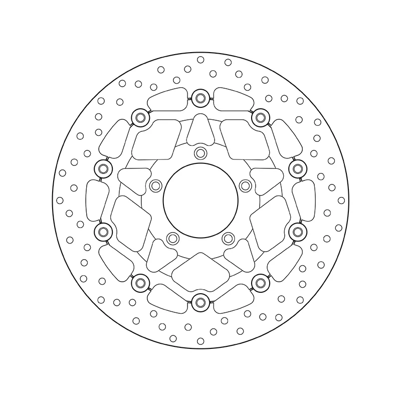 Disco de freno BREMBO Serie Oro redondo flotante