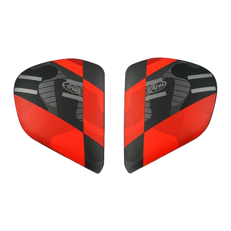 Cubiertas laterales ARAI PATCH Rojo (Compatible sistema VAS-V)