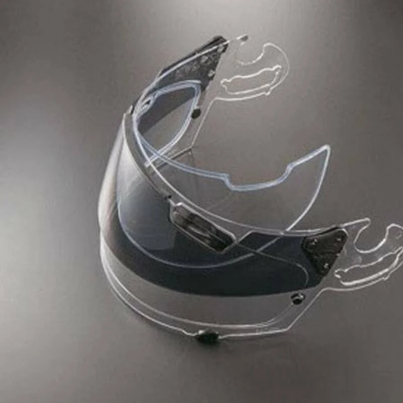 Kit ARAI Pro Shade VAS-Z (Pantalla Transparente+Visor solar), Negro Brillante
