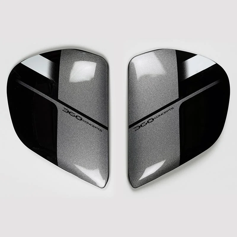 Cubiertas laterales ARAI COMPETITION Negro (Compatible sistema VAS-V)