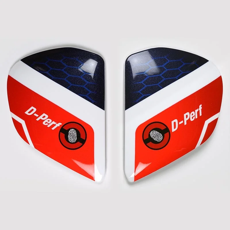 Cubiertas laterales ARAI CURVE Rojo (Compatible sistema VAS-V)