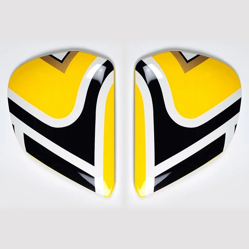 Cubiertas laterales ARAI EDWARDS LEGEND Amarillo (Compatible sistema VAS-V)