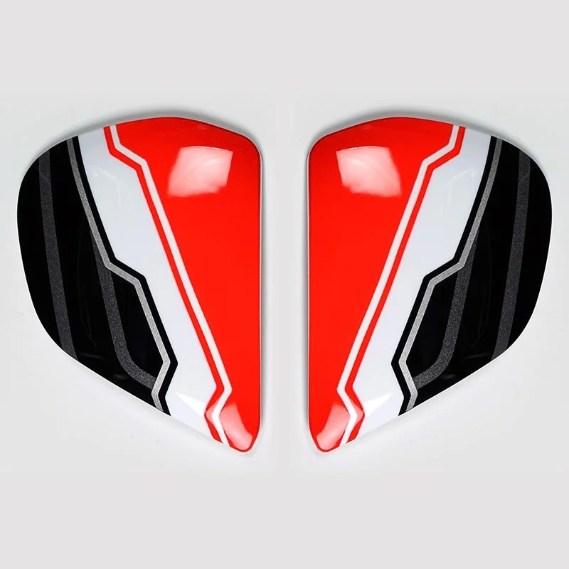 Cubiertas laterales ARAI MAMOLA EDGE Rojo (Compatible sistema VAS-V)