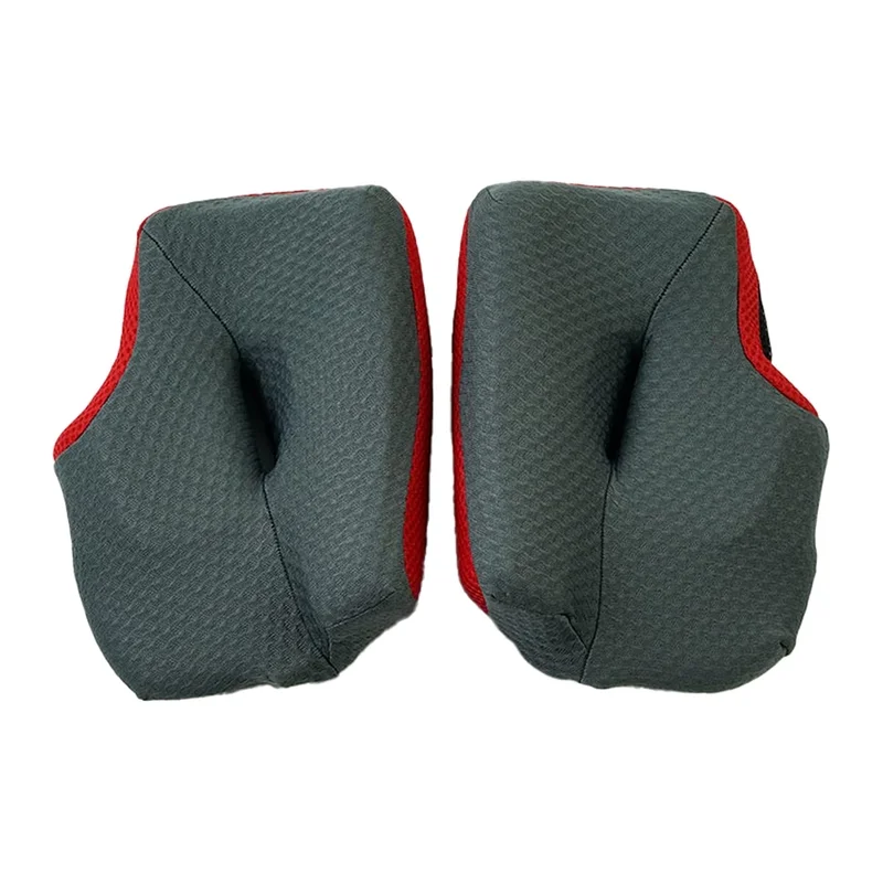 Carrilleras ARAI DRY-COOL (MX-V), 15 mm. Gris/Rojo