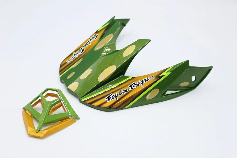 Kit de visera y mentonera BELL Moto-10 - RPLC 22 Oro/Verde
