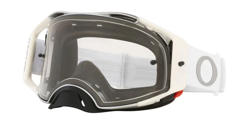 Gafas OAKLEY Airbrake MX - Tuff Blocks White / Lente Transparente