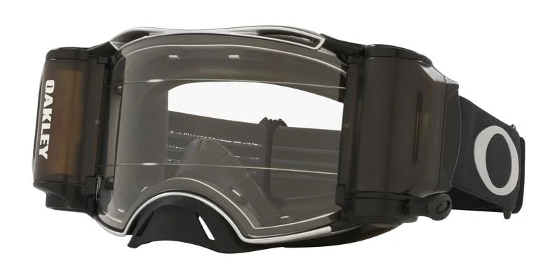 Gafas OAKLEY Airbrake MX - Tuff Blocks Black Gunmetal Race-Ready Roll-Off / Lente transparente