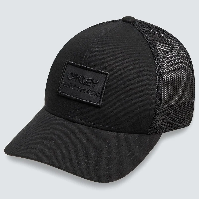 Gorra OAKLEY B1B HDO patch trucker - Negro