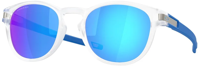 Gafas de Sol OAKLEY Latch Matte Clear - Lentes Prizm Sapphire