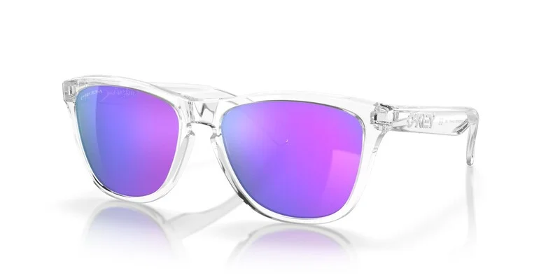 Gafas de sol OAKLEY Frogskins - Lentes Prizm Violet / Montura Polished Clear