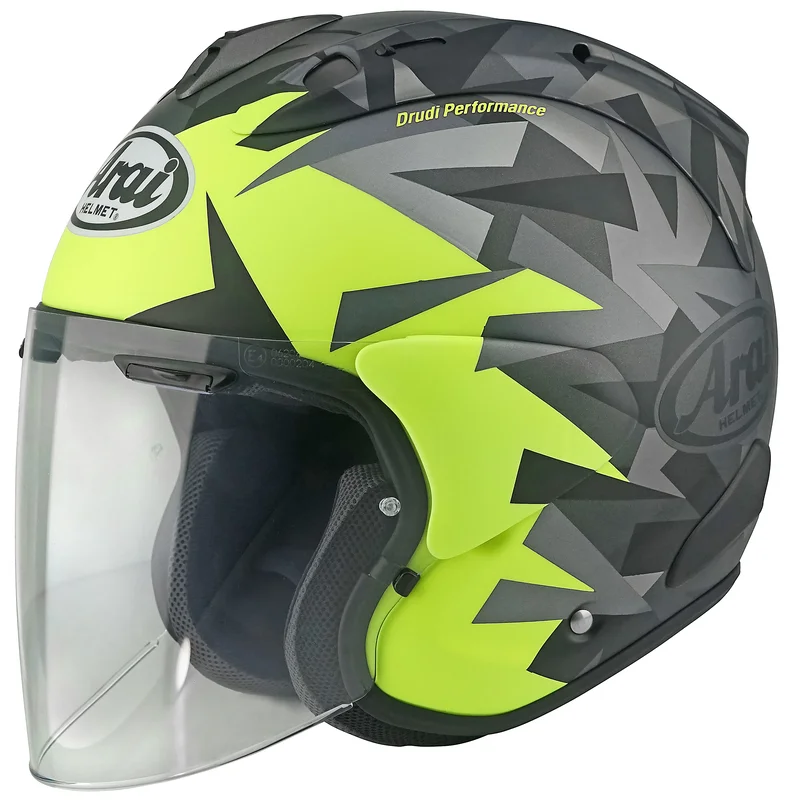 Casco ARAI SZ-R EVO - Frost Mimesis amarillo