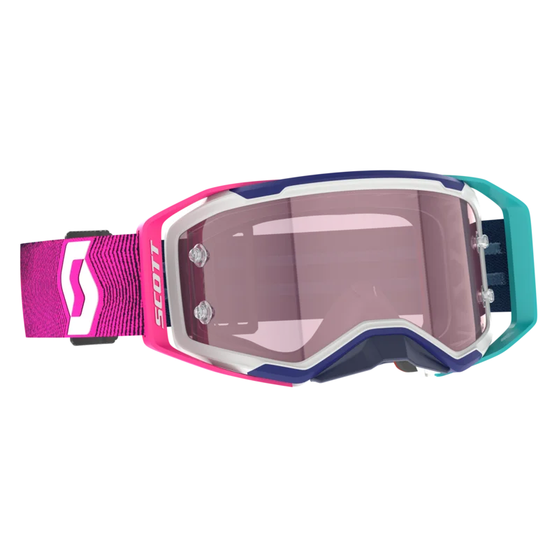 SCOTT Prospect 2.0 AMP Goggle Stealth Blue/Radiant Pink - Rose Lens