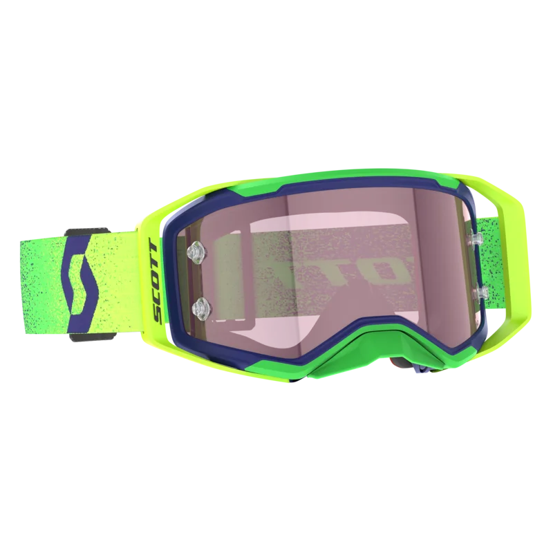 SCOTT Prospect 2.0 AMP Goggle Midnight Purple/Safety Yellow - Rose Lens