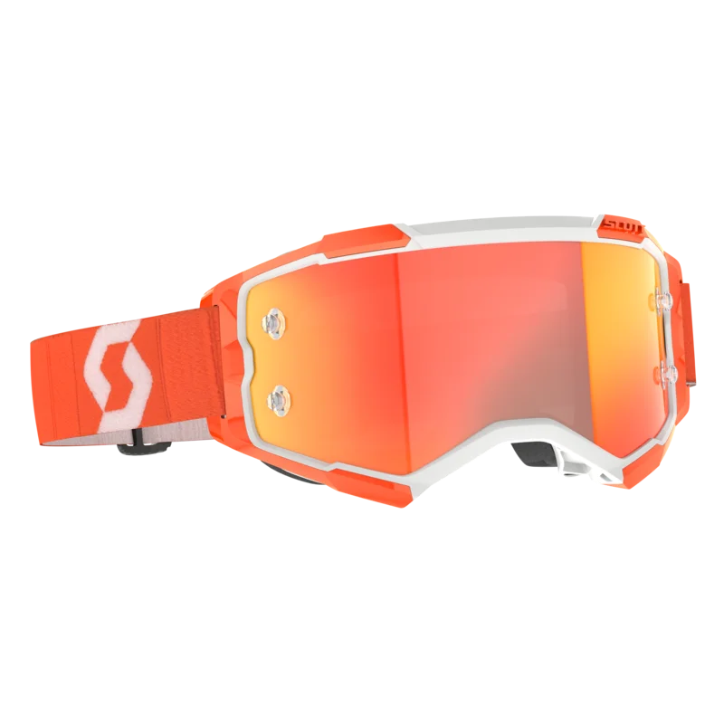 SCOTT Fury Goggle Orange - Orange Chrome Lens