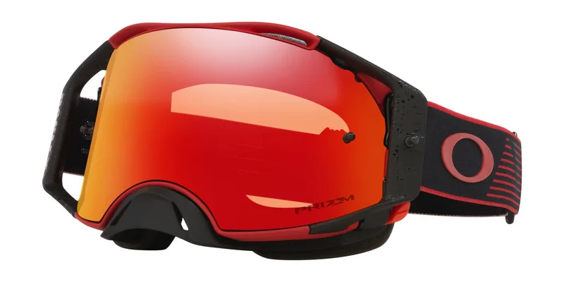 Gafas OAKLEY Airbrake MX - Red Motion Lente Prizm MX Torch Iridium