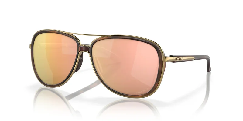 Gafas de Sol OAKLEY Split Time Brown Tortoise - Lentes Prizm Rose Gold Polarized