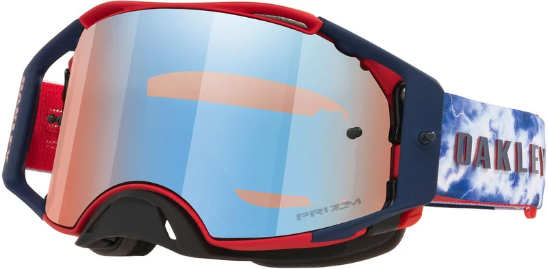 Gafas OAKLEY Airbrake MX - Renaux Matte White Lente Prizm Sapphire