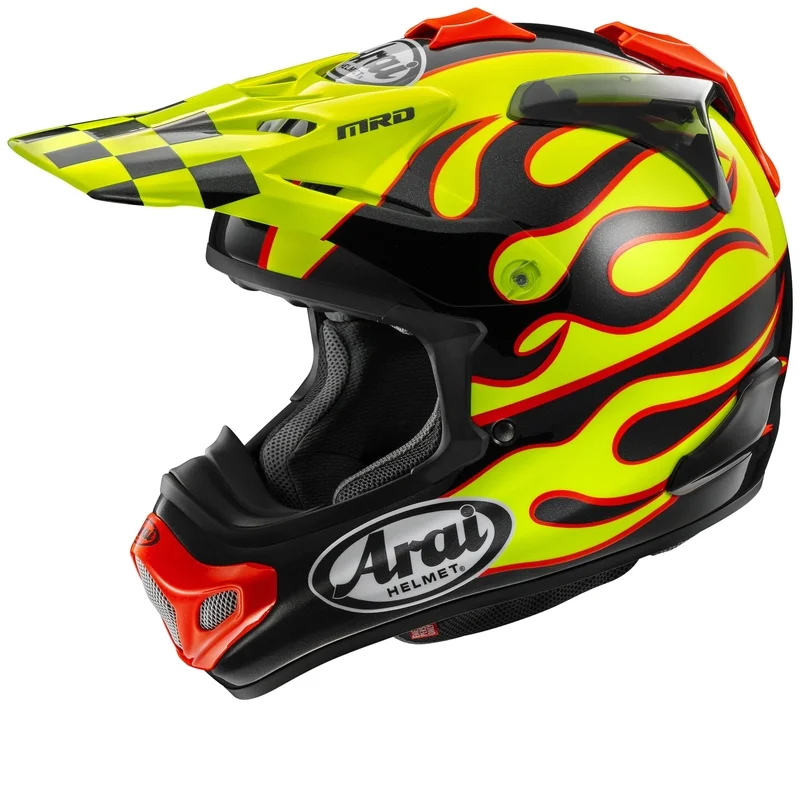 Casco ARAI MX-V EVO - Flame Yellow