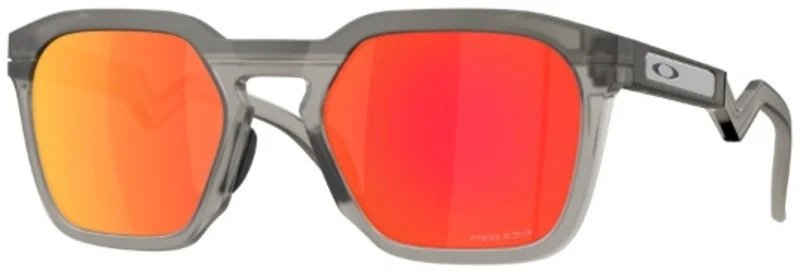 Gafas de Sol OAKLEY HSTN SQ Matte Grey Smoke - Lentes Prizm Ruby