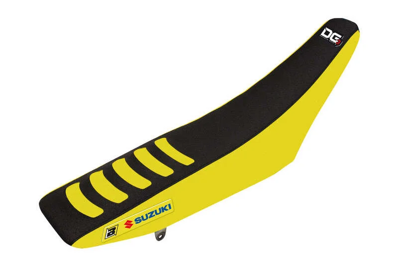 Funda de asiento Blackbird Doble agarre 3 Suzuki negro/amarillo 1328H
