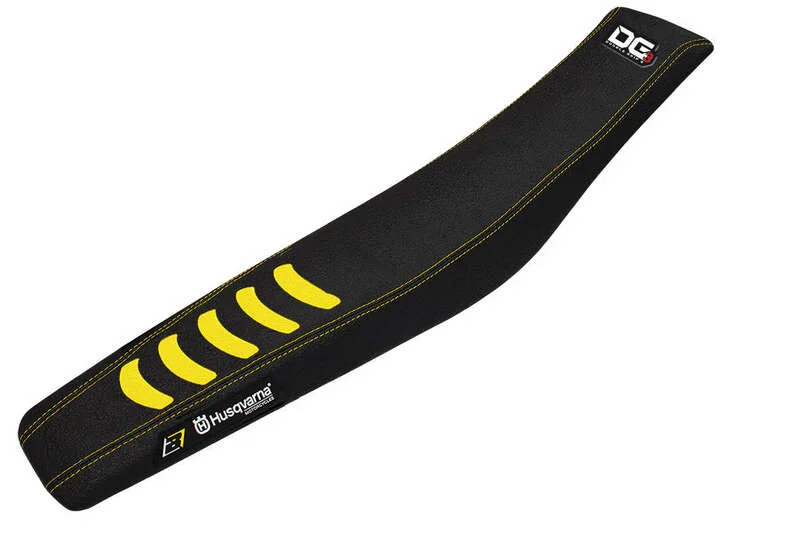 Funda de asiento Blackbird Doble agarre 3 Husqvarna negro/amarillo 1622H