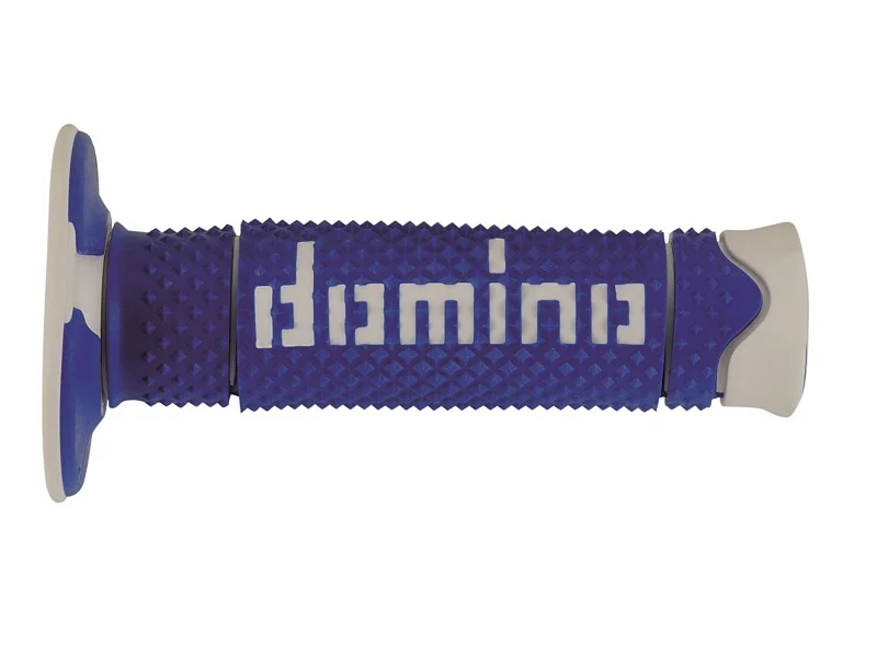 Puños off road DOMINO DSH azul/blanco A26041C4648