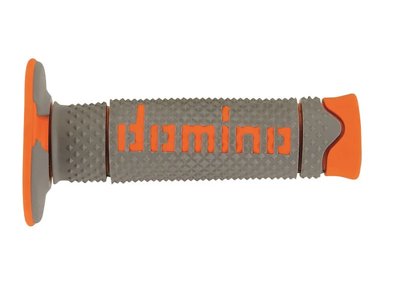 Puños off road DOMINO DSH gris/naranja A26041C4552
