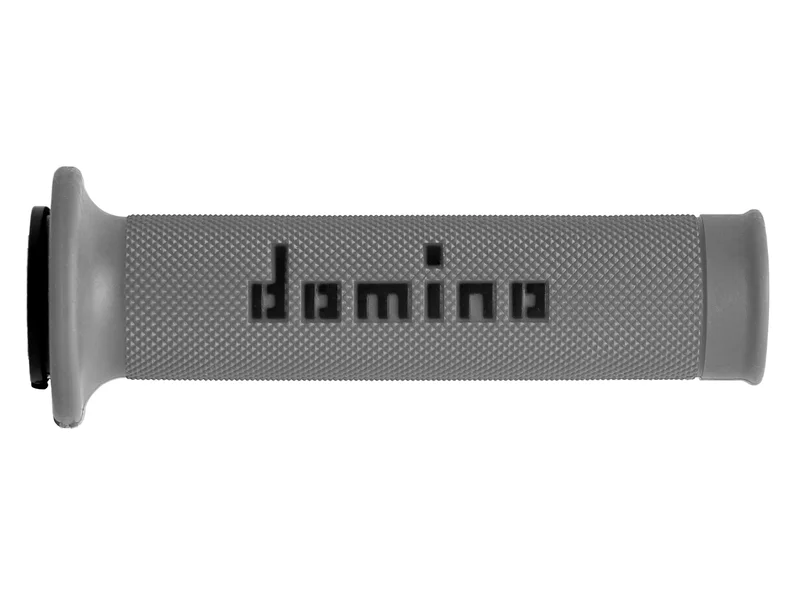 Puños racing DOMINO 126mm gris/negro A01041C4052