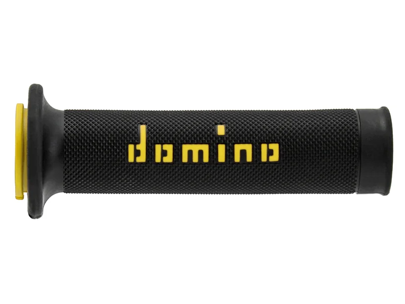 Puños racing 126mm negro/amarillo A01041C4740