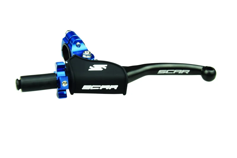 Maneta SCAR plegable + soporte universal, ajuste color azul