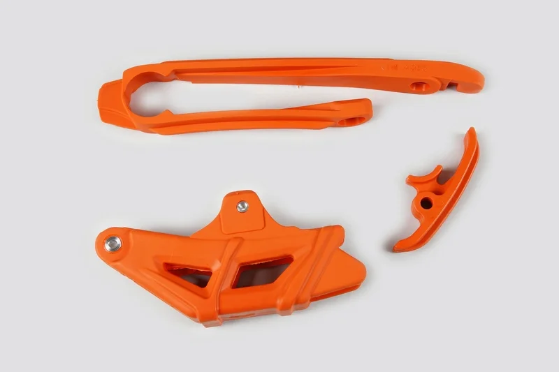 Guiacadenas + patín UFO KTM naranja KT04036-127