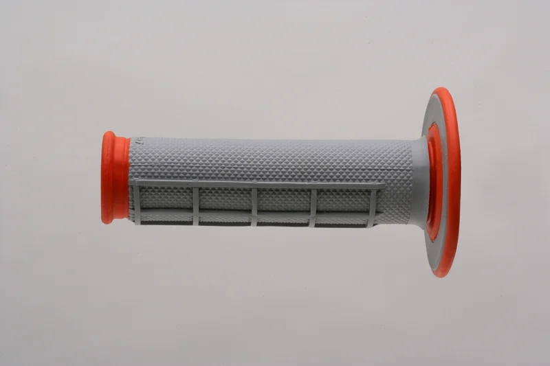 Puños Renthal Dual MX medio cuadradillo blando naranja G155