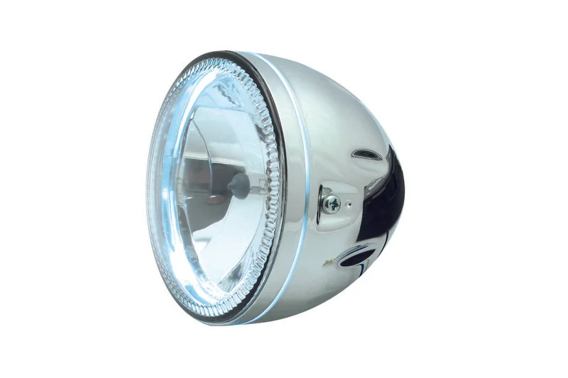 Faro delantero BIHR marco LED cromado
