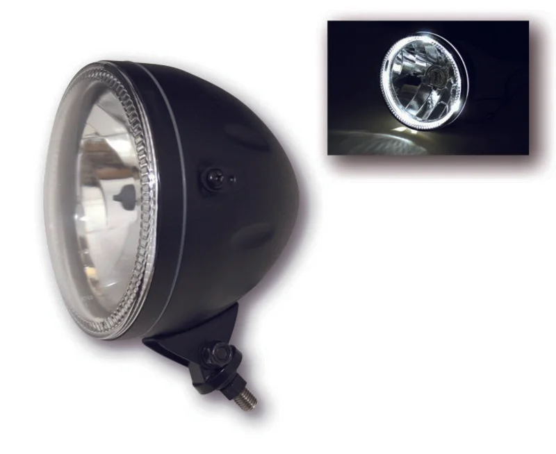 Faro delantero BIHR marco LED negro