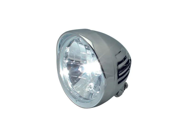 Faro delantero BIHR con tapa cromada
