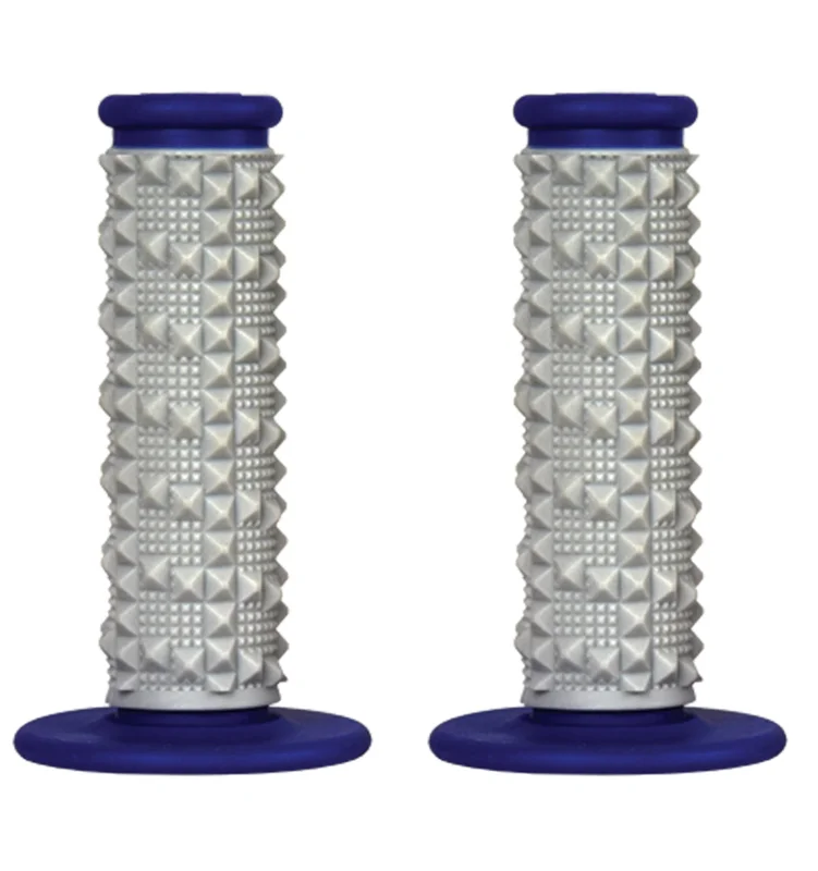 Puños SCAR X2R Dual Density Full Diamond - Gris / Azul