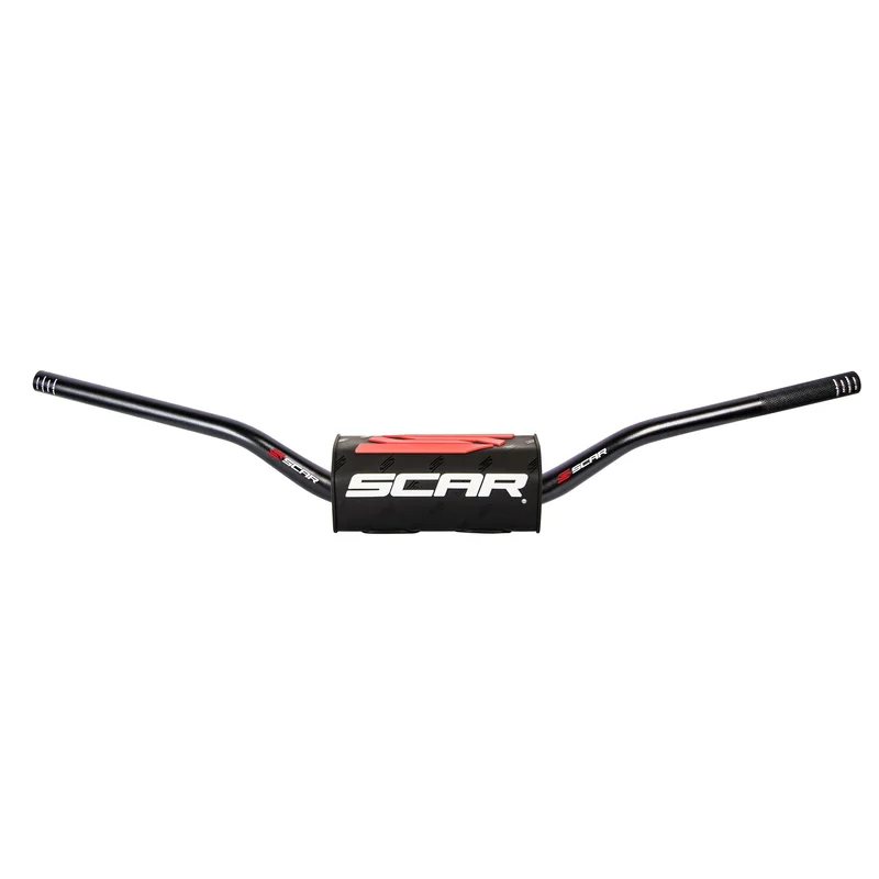 Manillar SCAR O² Yamaha YZ/YZF Ø28,6mm - Negro / Protector negro
