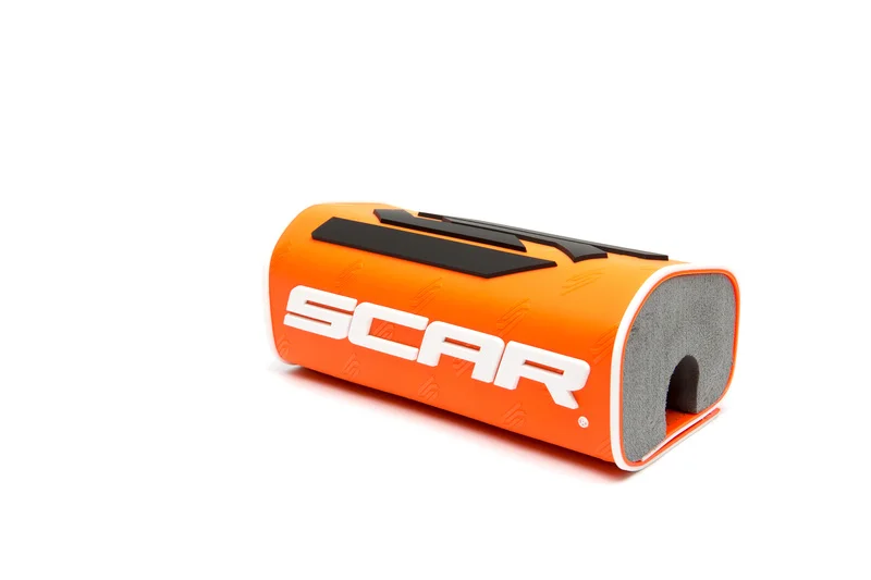 Protector/morcilla de manillar SCAR 3D (para manillar sin barra) - Naranja flúor