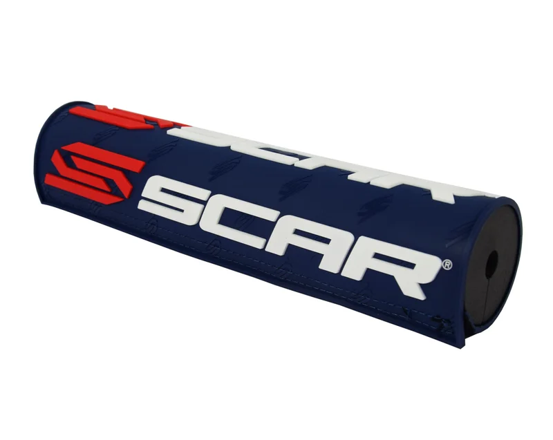 Morcilla SCAR para manillar con barra azul