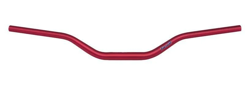 Manillar Renthal Fatbar Carmichael rojo con protector negro 604-01-RD