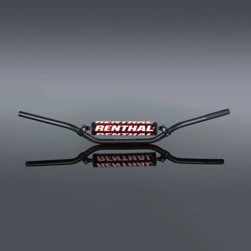 Manillar RENTHA Pit Bike +100cc negro con protector negro 611-01-BK-03-219