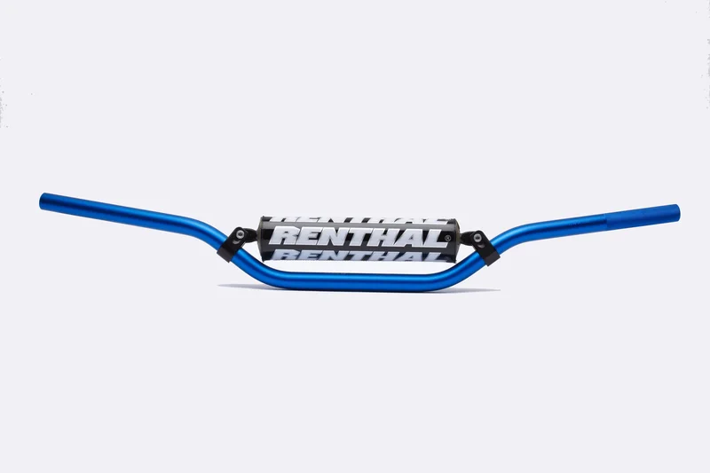 Manillar Renthal enduro azul con protector negro 693-01-BU-01-185