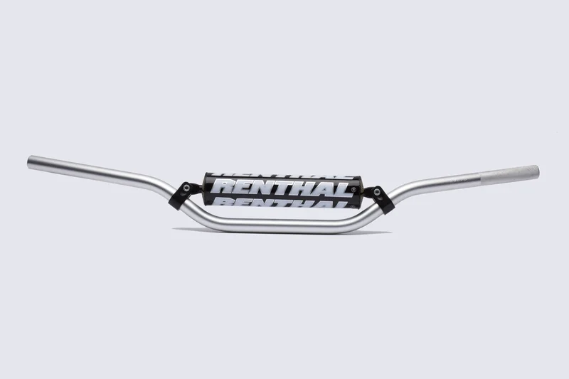 Manillar Renthal RM plata con protector negro 701-01-SI-01-185