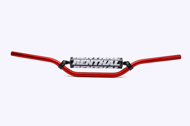 Manillar RENTHA Pit Bike 50cc rojo con protector negro 797-01-RD-08-219