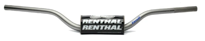 Manillar Renthal Fatbar enduro titanio con protector negro 745-01-TT