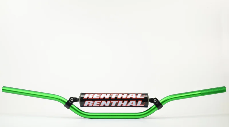 Manillar Renthal motocross Carmichel verde con protector negro 971-08-GN-01-185