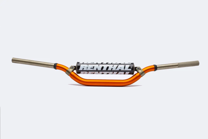 Manillar Renthal Twinwall 994 KTM high naranja con protector negro