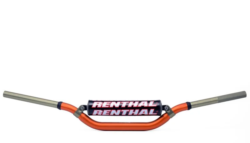 Manillar RENTHAL Twinwall 999 McGrath naranja con protector negro